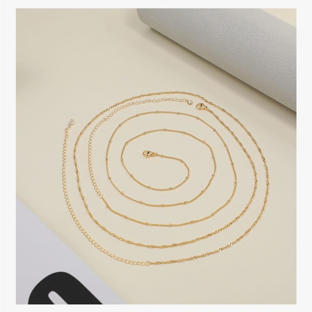 Gold plated belly chain body chain - Picture 3 of 4